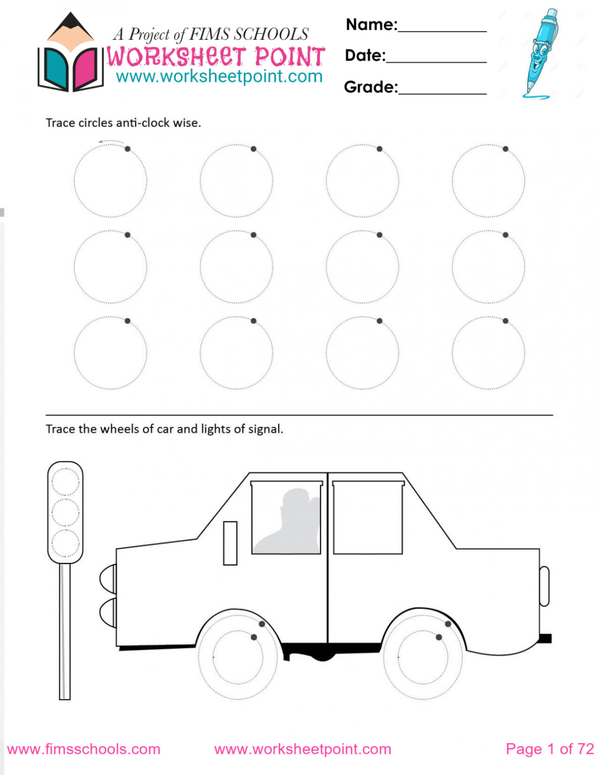 english alphabet worksheets preschool