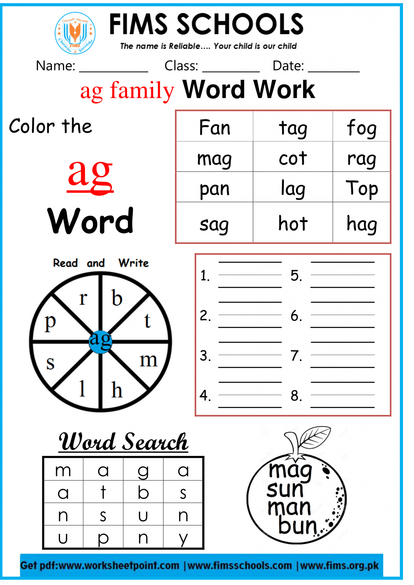 cvc word family workbook pdf nursery worksheets fimsschools