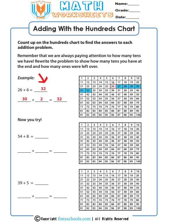 adding-on-a-hundred-chart fimsschools