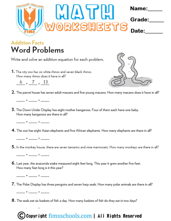 addition-fact-word-problems fimsschools