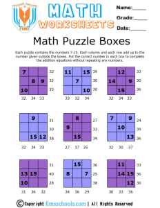 addition-math-puzzles-7 fimsschools