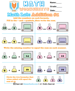 addition-symbols fimsschools