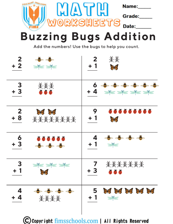 buzzing-bugs-addition fimsschools