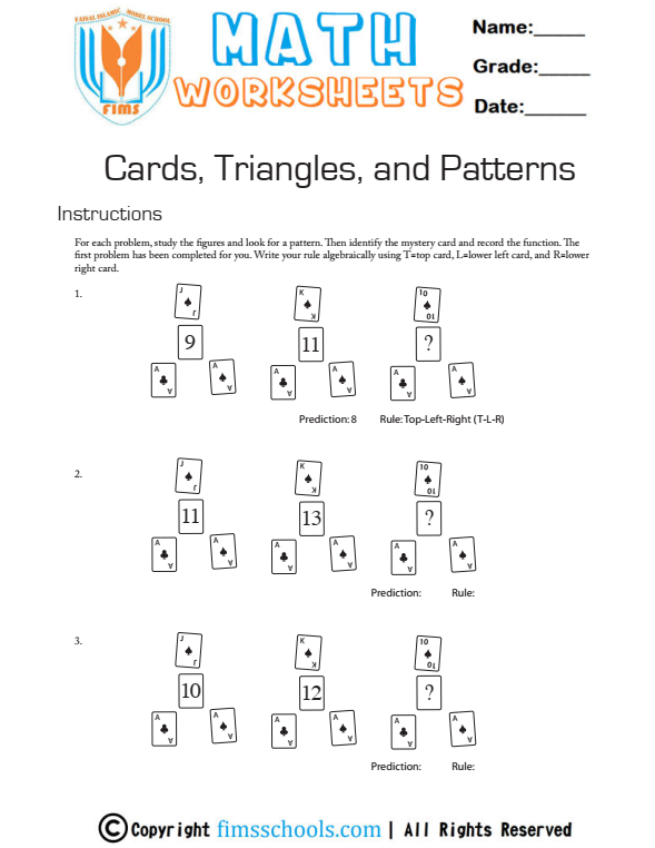 cards-triangles-patterns fimsschools