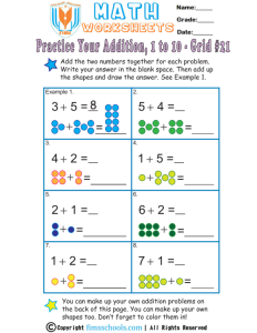 count-dots-singledigit-addition-21 fimsschools