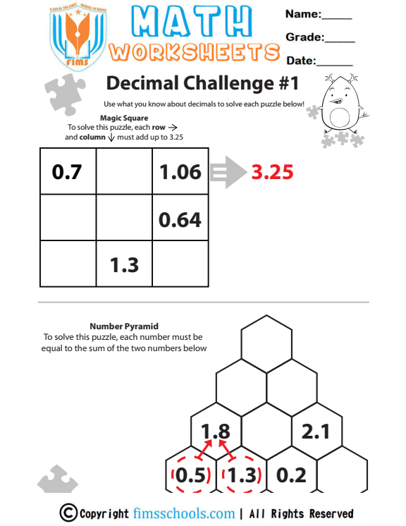 decimal-challenge-no-1 fimsschools