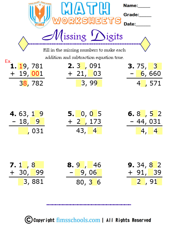 equation-puzzles fimsschools